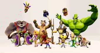 Crash bandicoot multiplayer game wumpa league