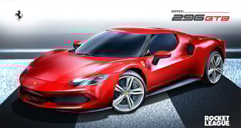 Ferrari 296 GTB Rocket League