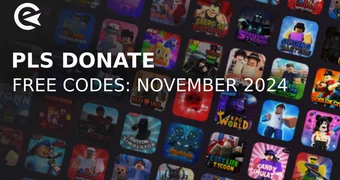Pls donate codes november