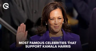 Most famous celebrities that support Kamala Harris